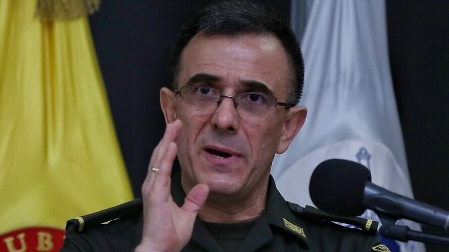 El director General de la Policía, general Jorge Luis Vargas, ordenó el despliegue inmediato de unidades de apoyo a las ciudades y regiones. Foto: Colprensa / CAMILA DÍAZ