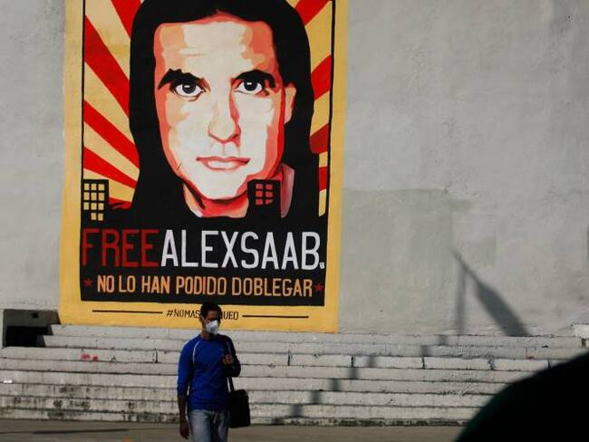 "Libertad para Alex Saab". Créditos: Getty Images