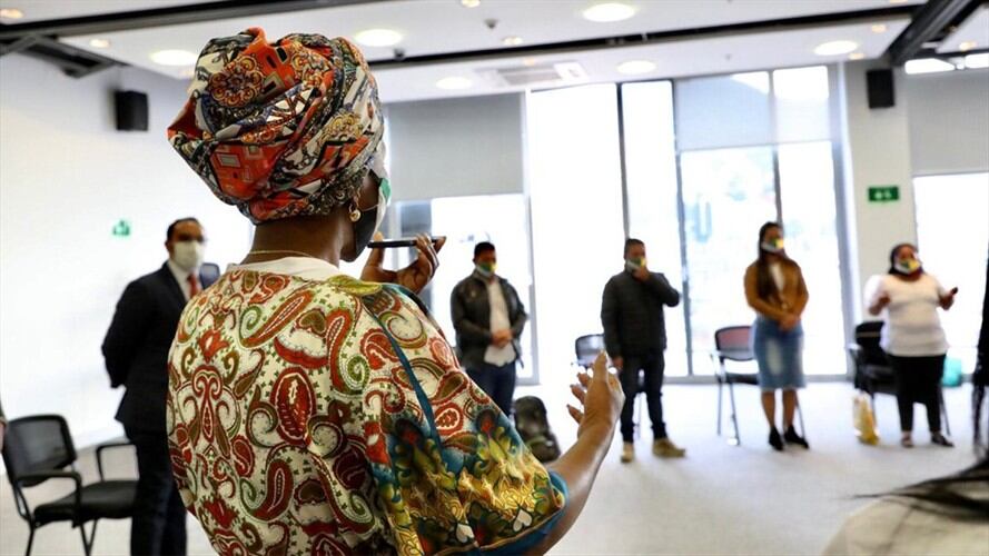 Reparación de víctimas del conflicto armado. Foto: Cortesía Guernica Group