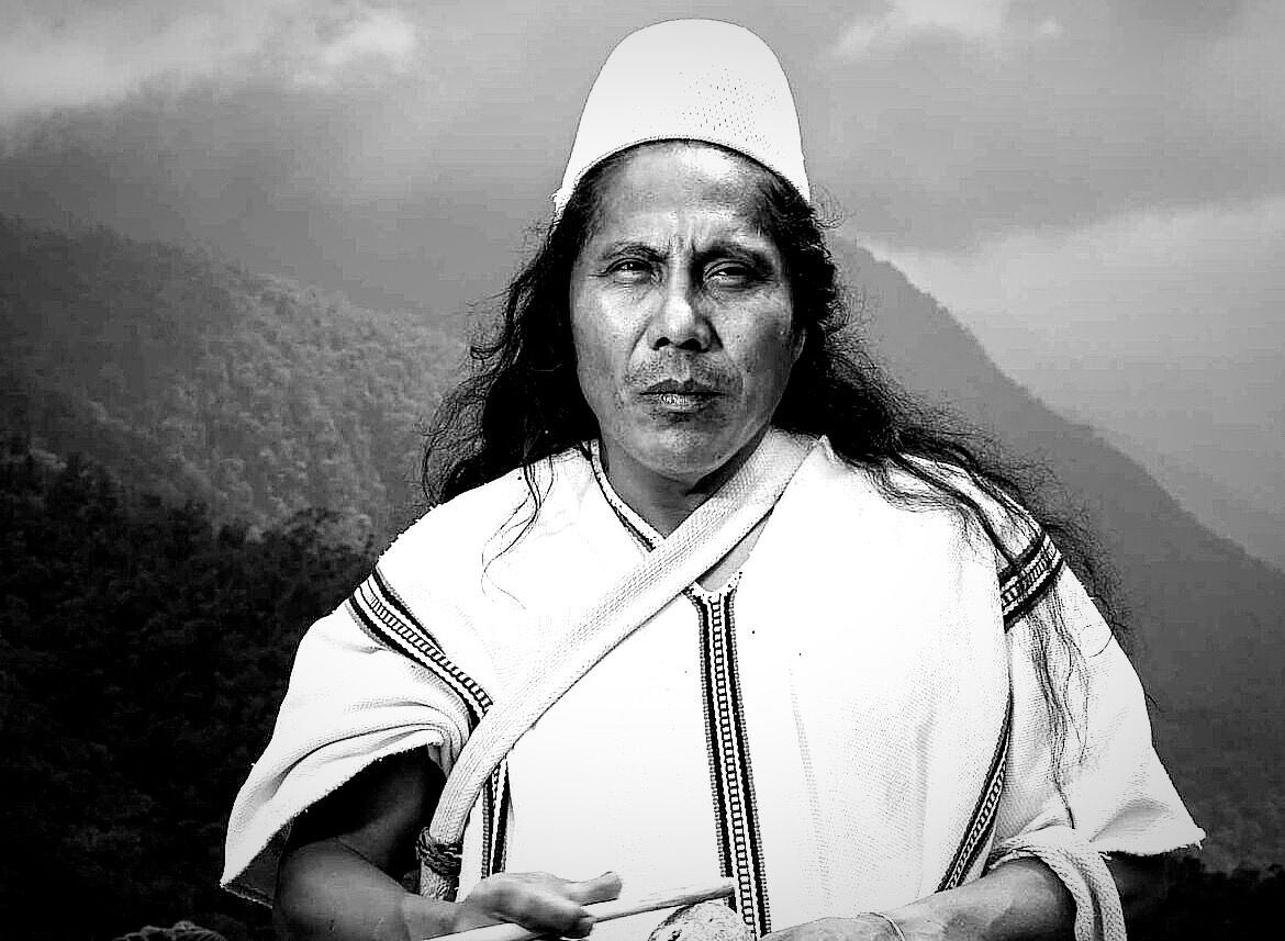 Líder arhuaco Danilo Villafañe. Foto: Twitter oficial del expresidente Iván Duque.