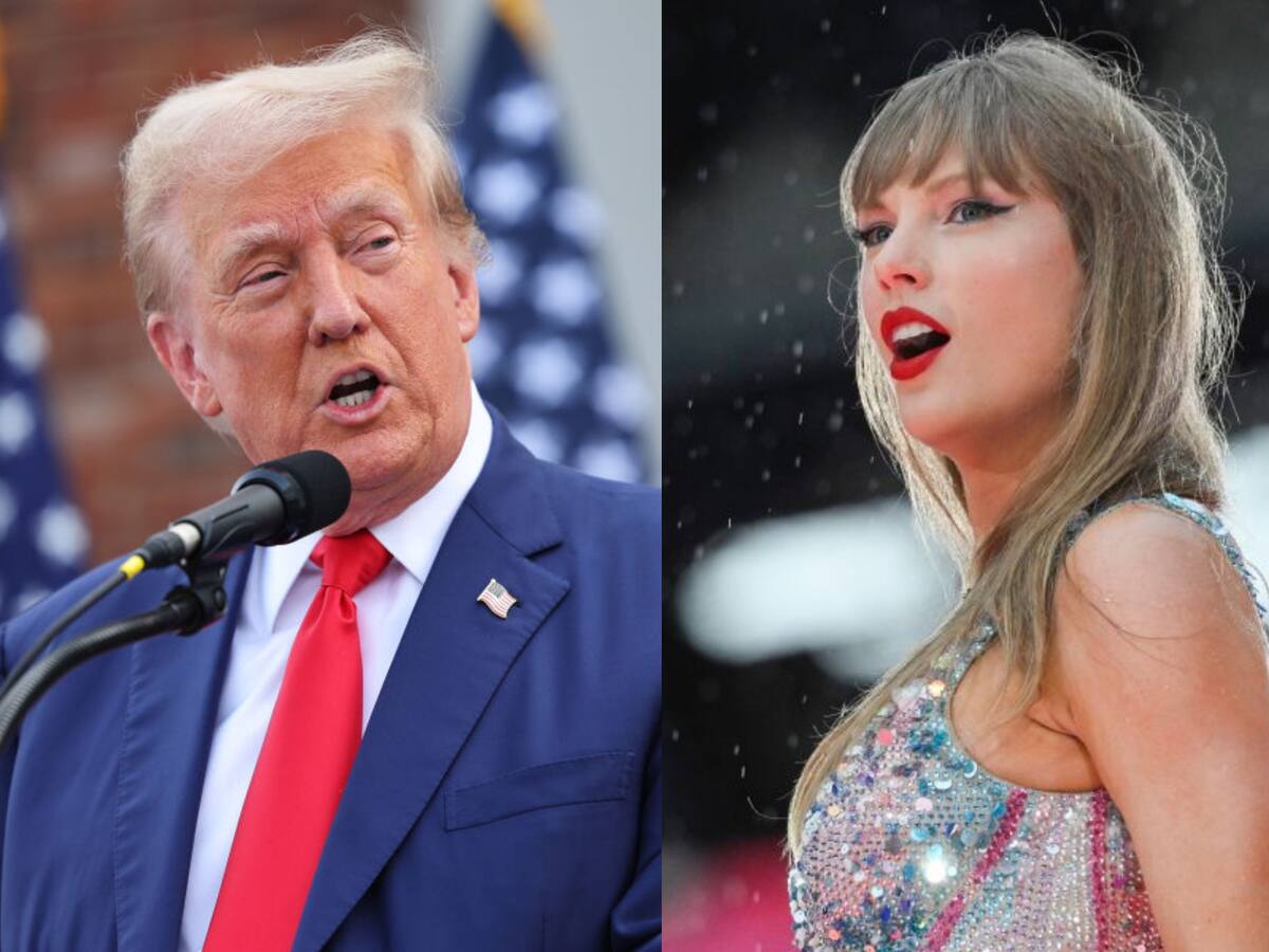 Trump comparte imágenes falsas de Taylor Swift y sus fans apoyando su candidatura