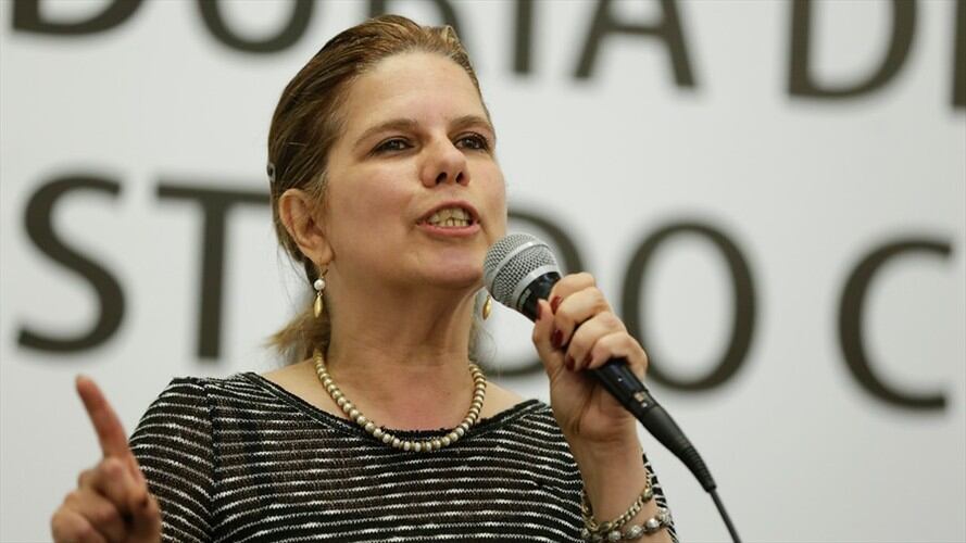 A María Mercedes Maldonado, una de las fichas más importantes de la Alcaldía de Gustavo Petro, no la convence la candidatura de Hollman Morris. Foto: Colprensa