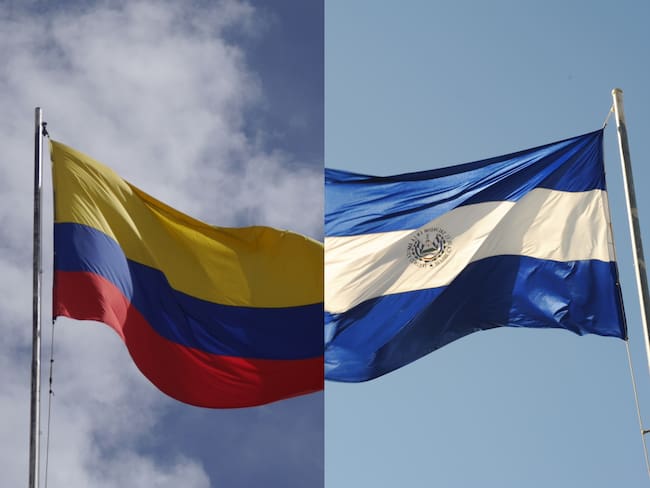 Banderas de Colombia y Nicaragua imagen de referencia. Fotos: Getty Images.