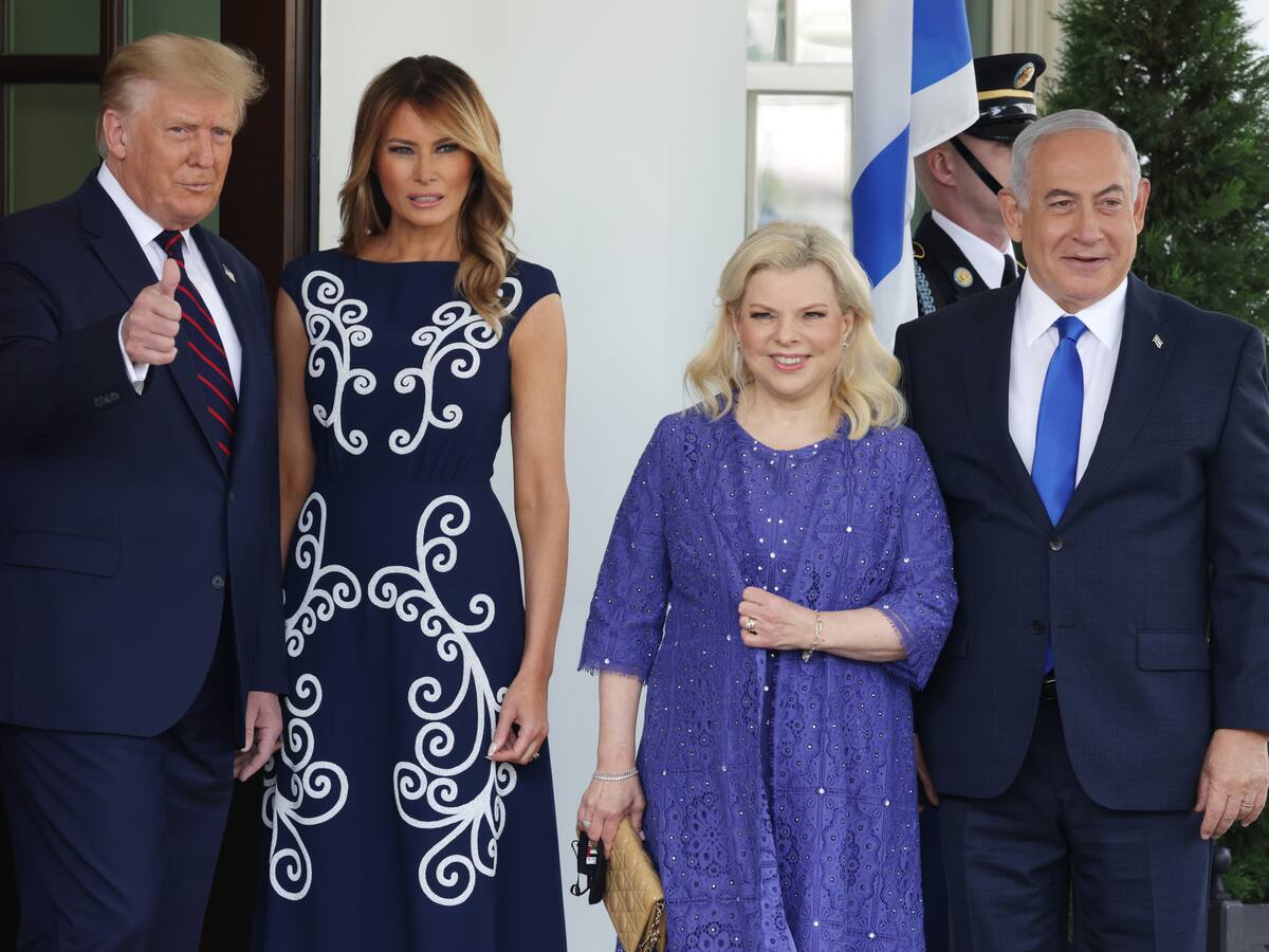 Sara Netanyahu conversó con Trump sobre la necesidad de liberar rápido a los rehenes
