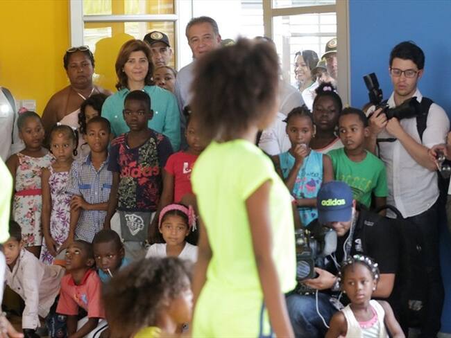 Gobierno inaugura programa en Tumaco para combatir el reclutamiento forzado de menores. Foto: Cancillería