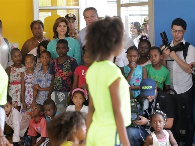 Gobierno inaugura programa en Tumaco para combatir el reclutamiento forzado de menores. Foto: Cancillería