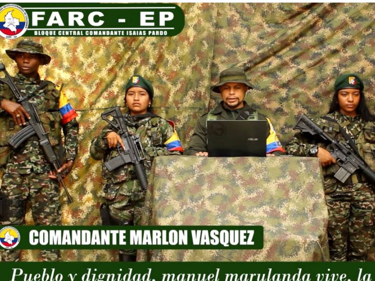 Este es el historial de ‘Marlon’, cabecilla Farc que anunció creación del bloque central
