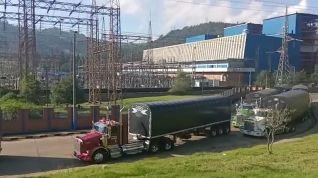 Bloqueos de transportadores de carbón. Foto: W Radio.