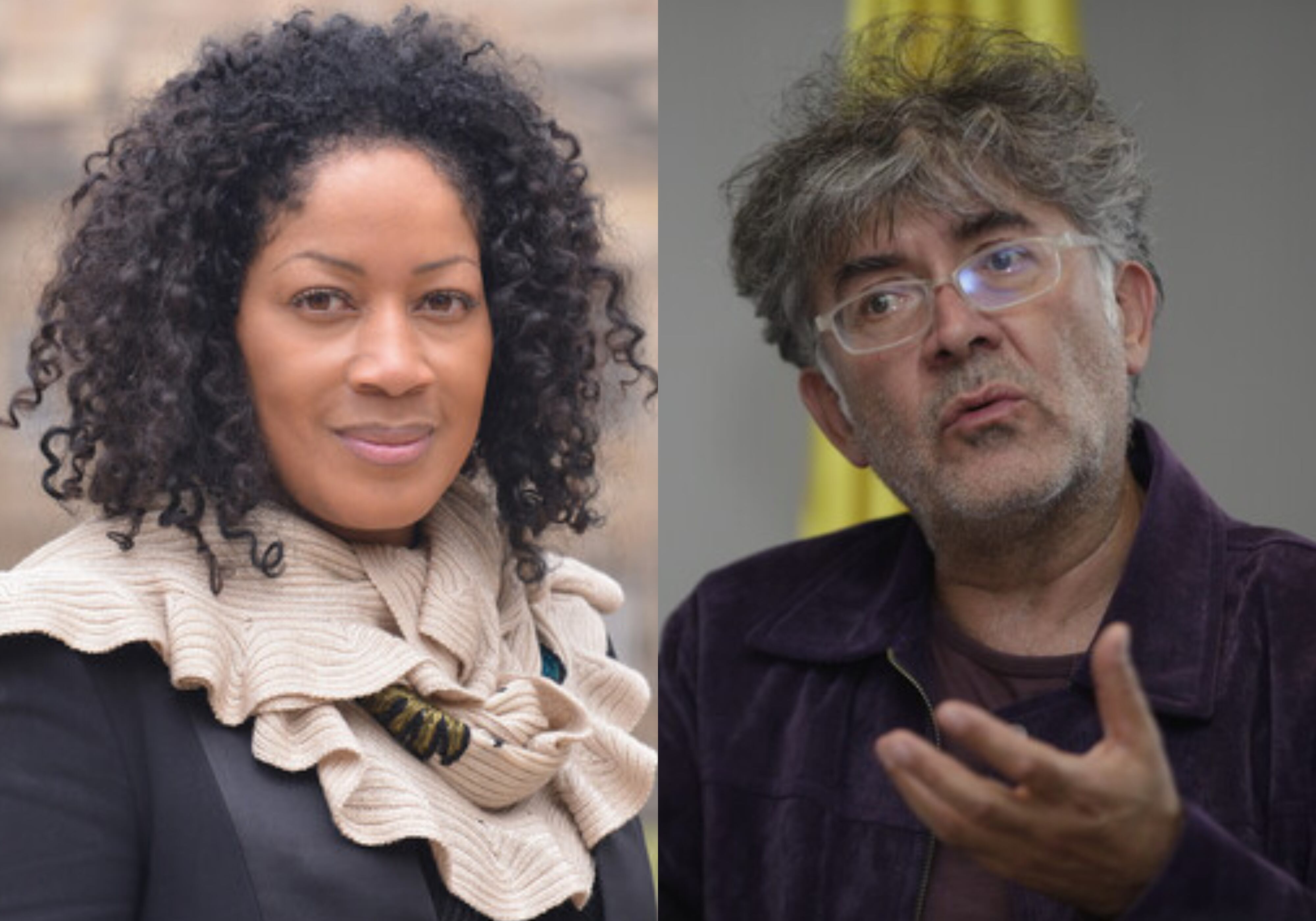 Nigeria Rentería y Carlos Fernando García. Foto: (Omar Nieto Remolina / Oficina de Alto Comisionado para la Paz-Colprensa) / (Colprensa - Camila Díaz)