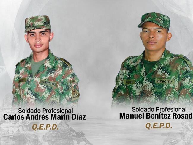 Soldados asesinados por el ELN