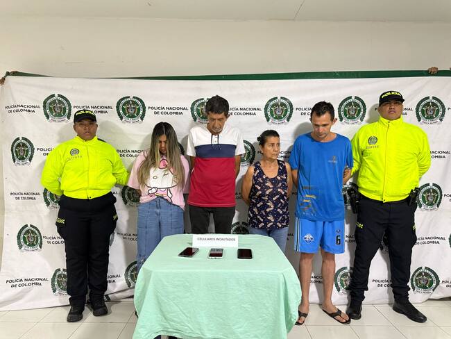 Cuatro capturados por millonario robo alcaldía de Cáchira/ Foto Cortesía