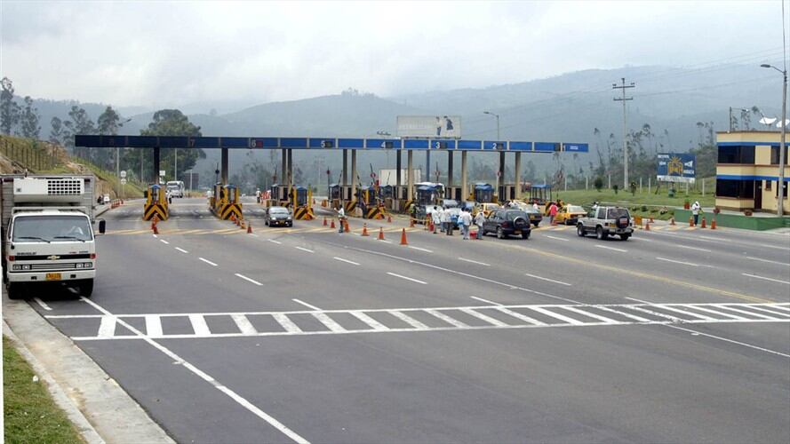 Peaje de la vía principal que conduce a Melgar desde la capital/ Imagen de referencia. Foto: Colprensa.