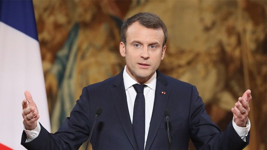 Macron se presenta oficialmente como candidato para un segundo mandato y pide a la ciudadanía que vuelva a confiar en él hasta 2027. Foto: Getty Images