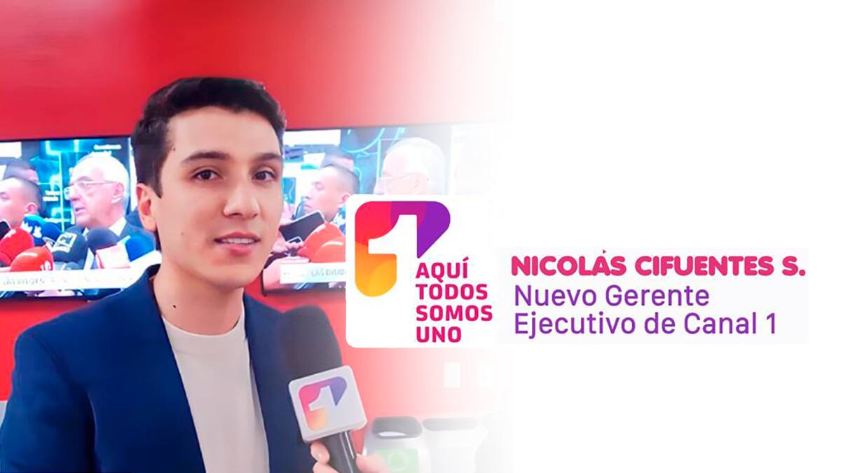 Nicolás Cifuentes Salazar es el nuevo gerente ejecutivo de Canal Uno