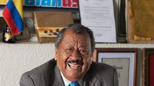 Rómulo Augusto Mora Sáenz, poeta costumbrista, se encontraba luchando por su vida en la Clínica Colombia en Bogotá.. Foto: Cortesía