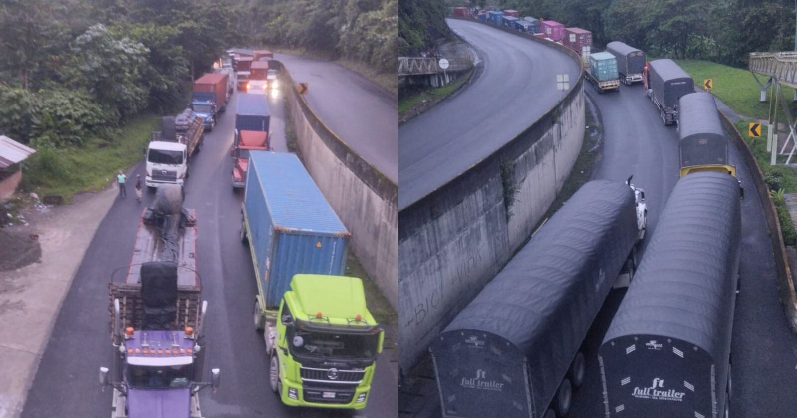 Los bloqueos han derivado en afectaciones a la economía y al abastecimiento en la región.