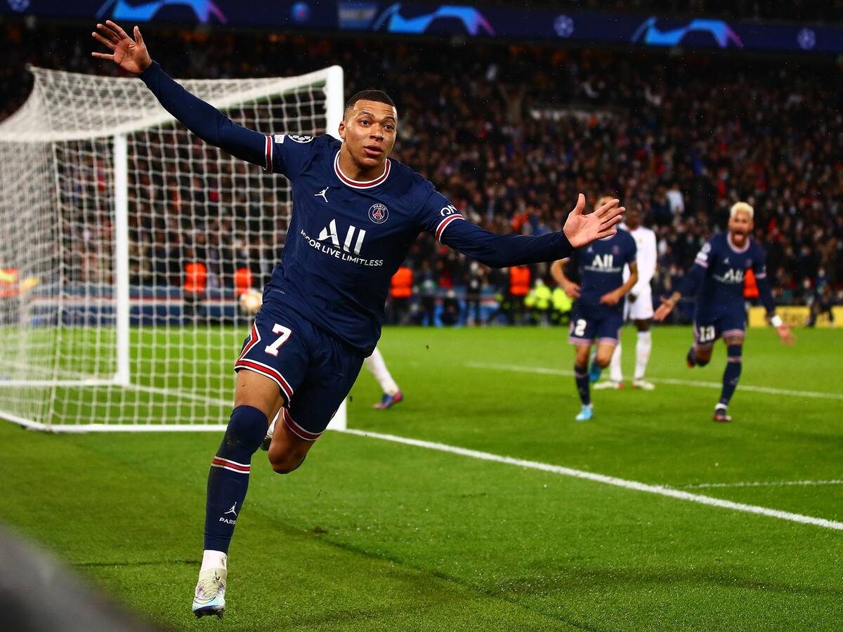 Un magistral Kylian Mbappé le dio la victoria al PSG ante el Real Madrid por Champions League
