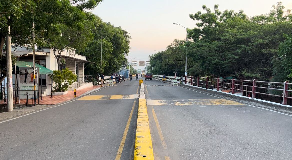 Puente Internacional Francisco de Paula Santander. / Foto: Caracol Radio Cúcuta.