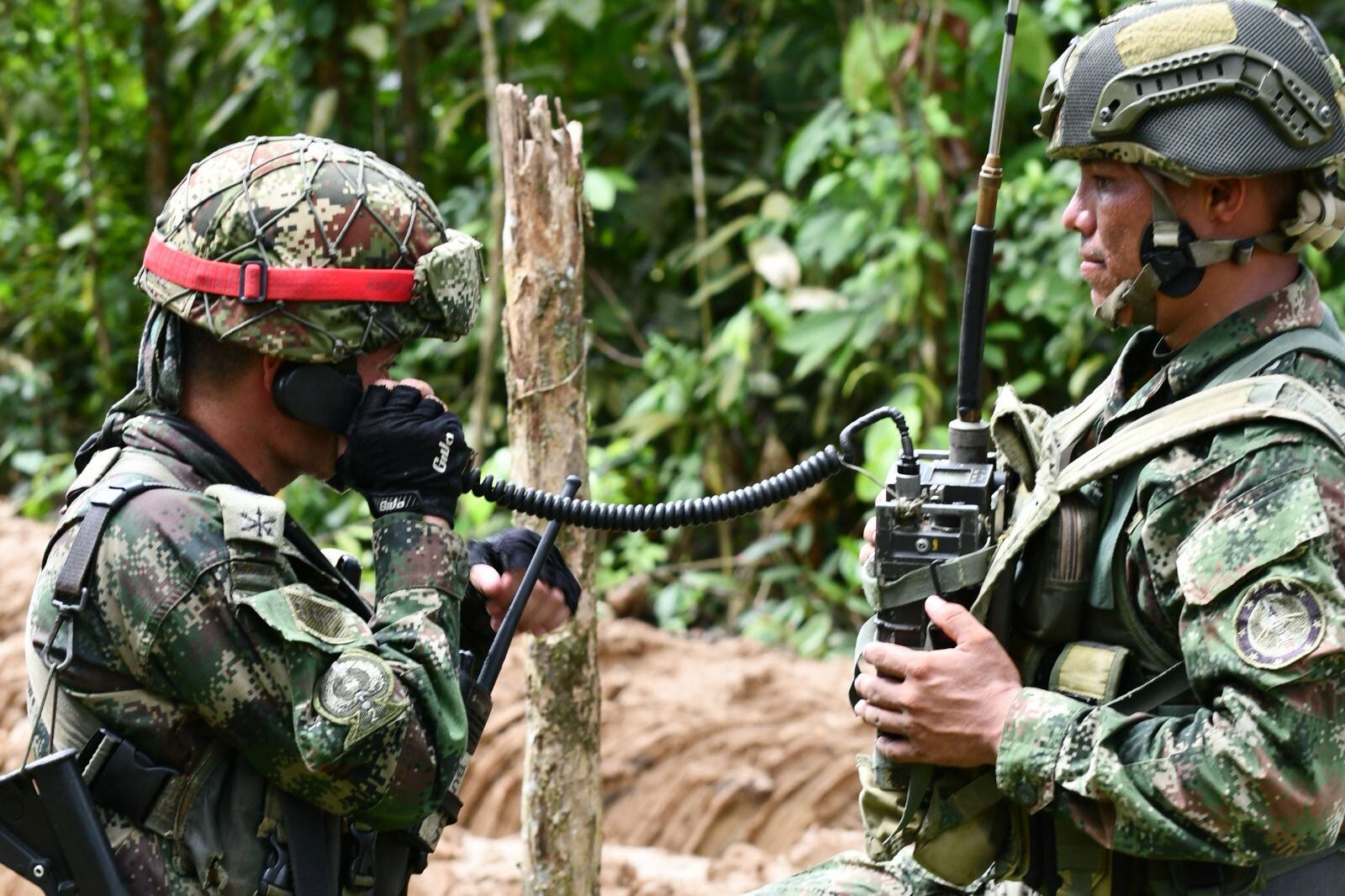 Ofensiva militar contra disidencias Farc en Cauca: 20 muertos y 9 campamentos desmantelados. Foto: Suministrada.