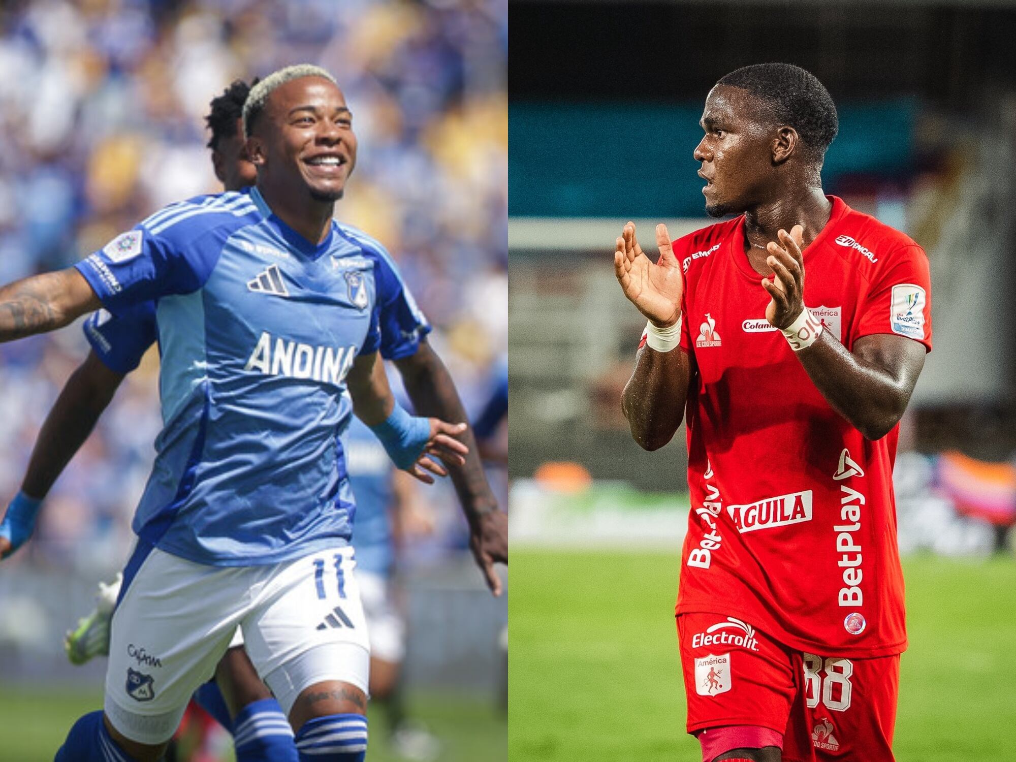 Beckham Castro y Tilman Palacios. Fotos: (Colprensa - Cristian Bayona) / X @AmericadeCali