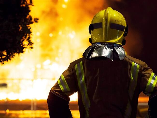 La conflagración se registró en la carrera 50 con calle 16A, donde queda un parqueadero de vehículos en el municipio de Soledad. Foto: Getty Images