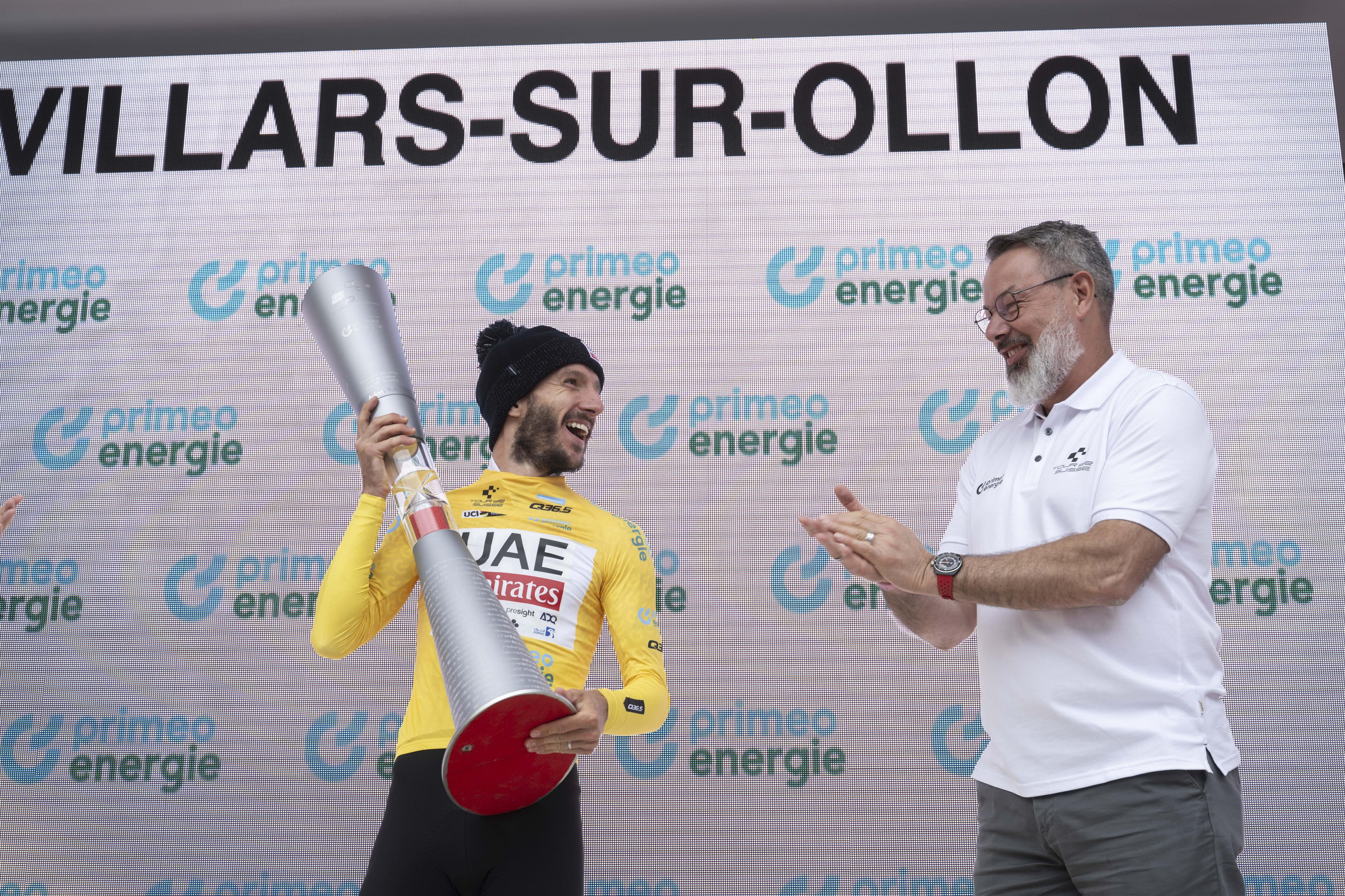 Adam Yates. Foto: EFE/EPA/GIAN EHRENZELLER