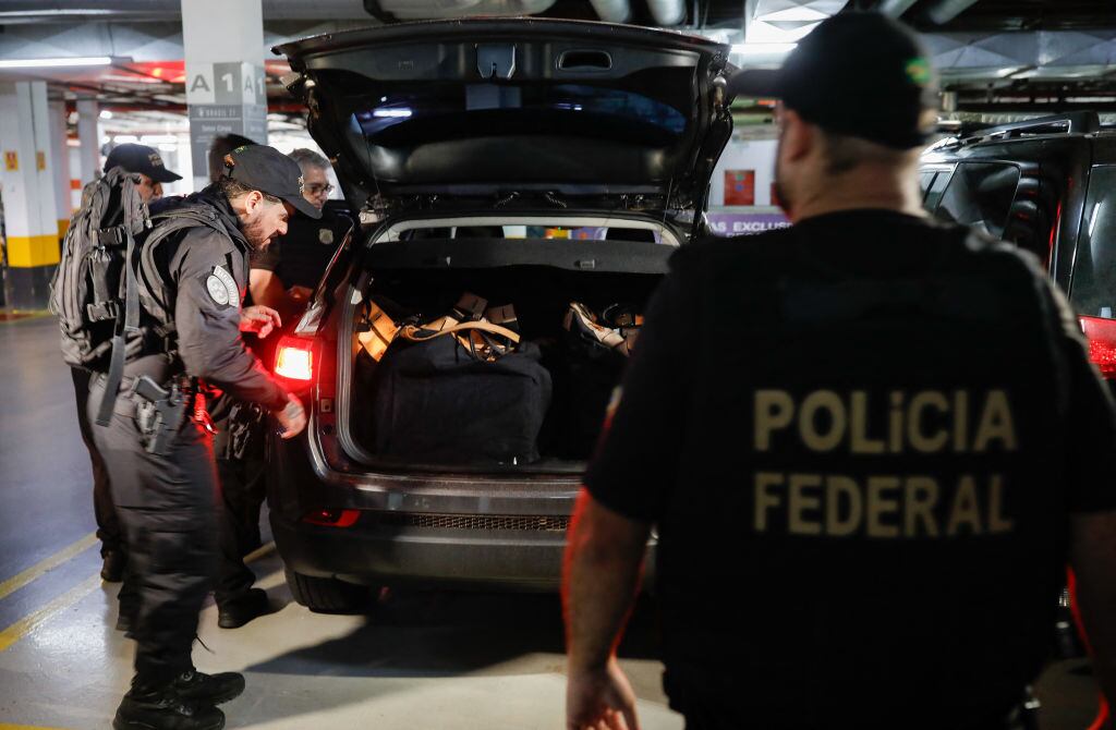 Policía federal de Brasil. Foto: Sergio Lima/AFP/Getty Images