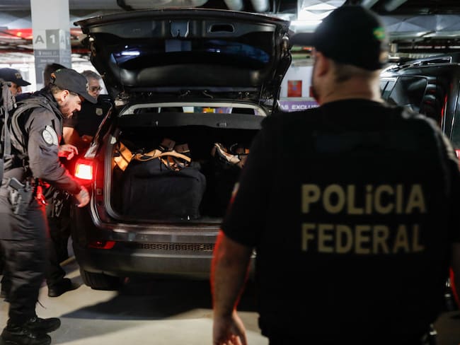 Policía federal de Brasil. Foto: Sergio Lima/AFP/Getty Images