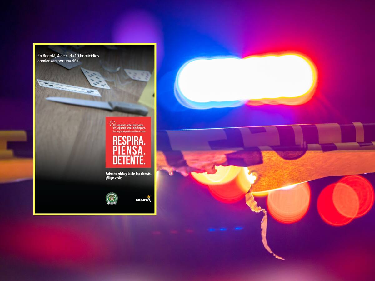 Distrito lanza campaña para reducir riñas en Bogotá: 4 de cada 10 homicidios comienzan por peleas