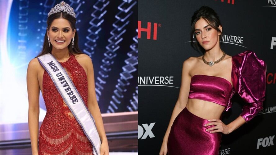 Paulina Vega aconsejo a Andrea Meza, nueva Miss Universo. Foto: Getty/ Rodrigo Varela y Paras Griffin.