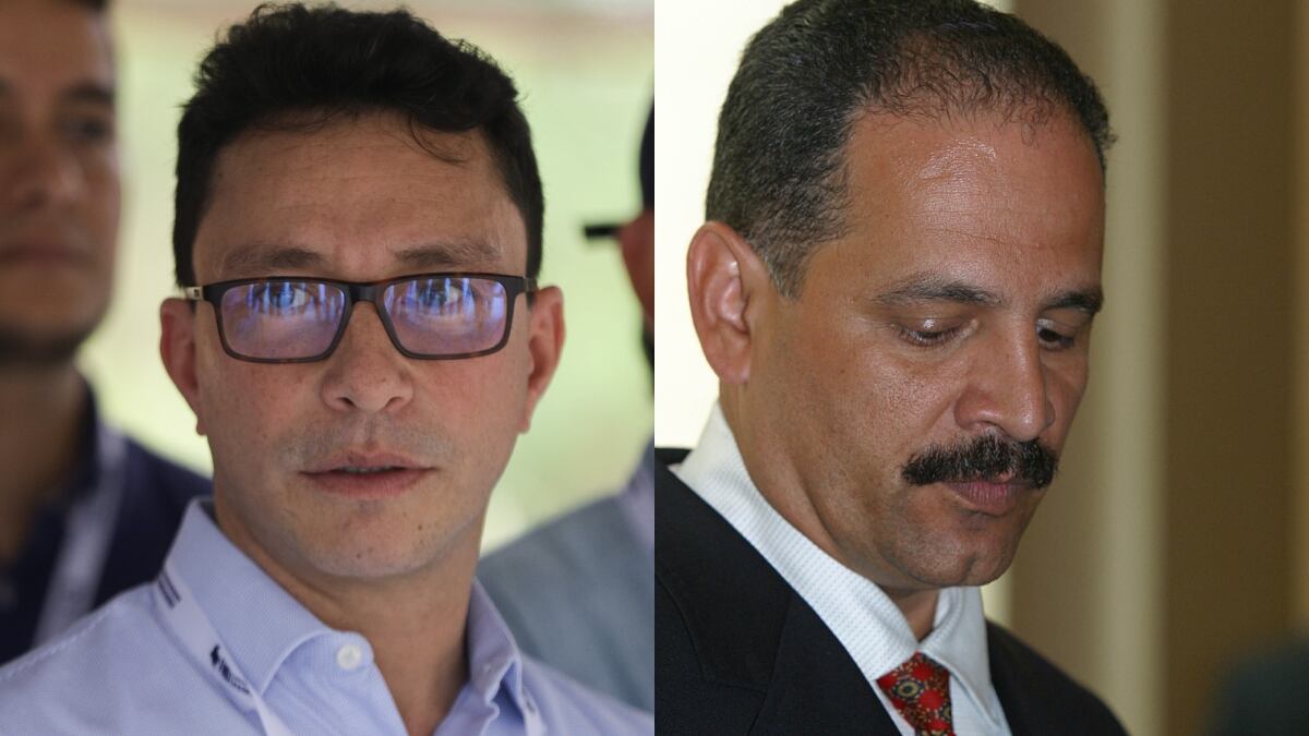 Carlos Caicedo y Trino Luna. Foto: Colprensa