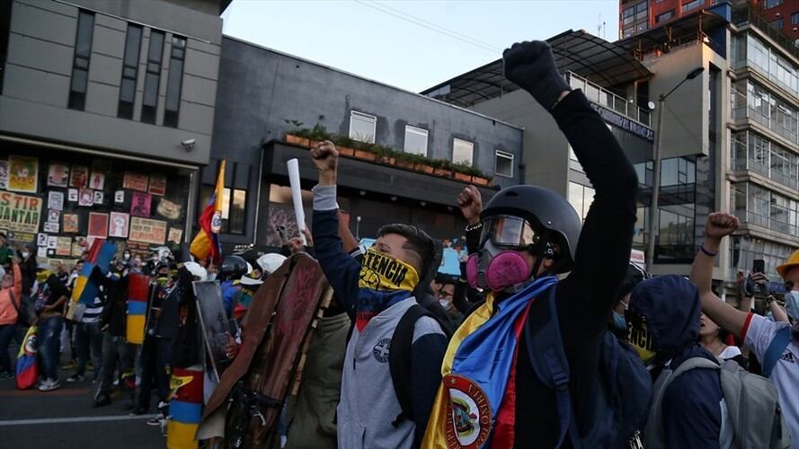 Autoridades en alerta por posibles actos de vandalismo en las marchas del 20 de julio. Foto: Colprensa