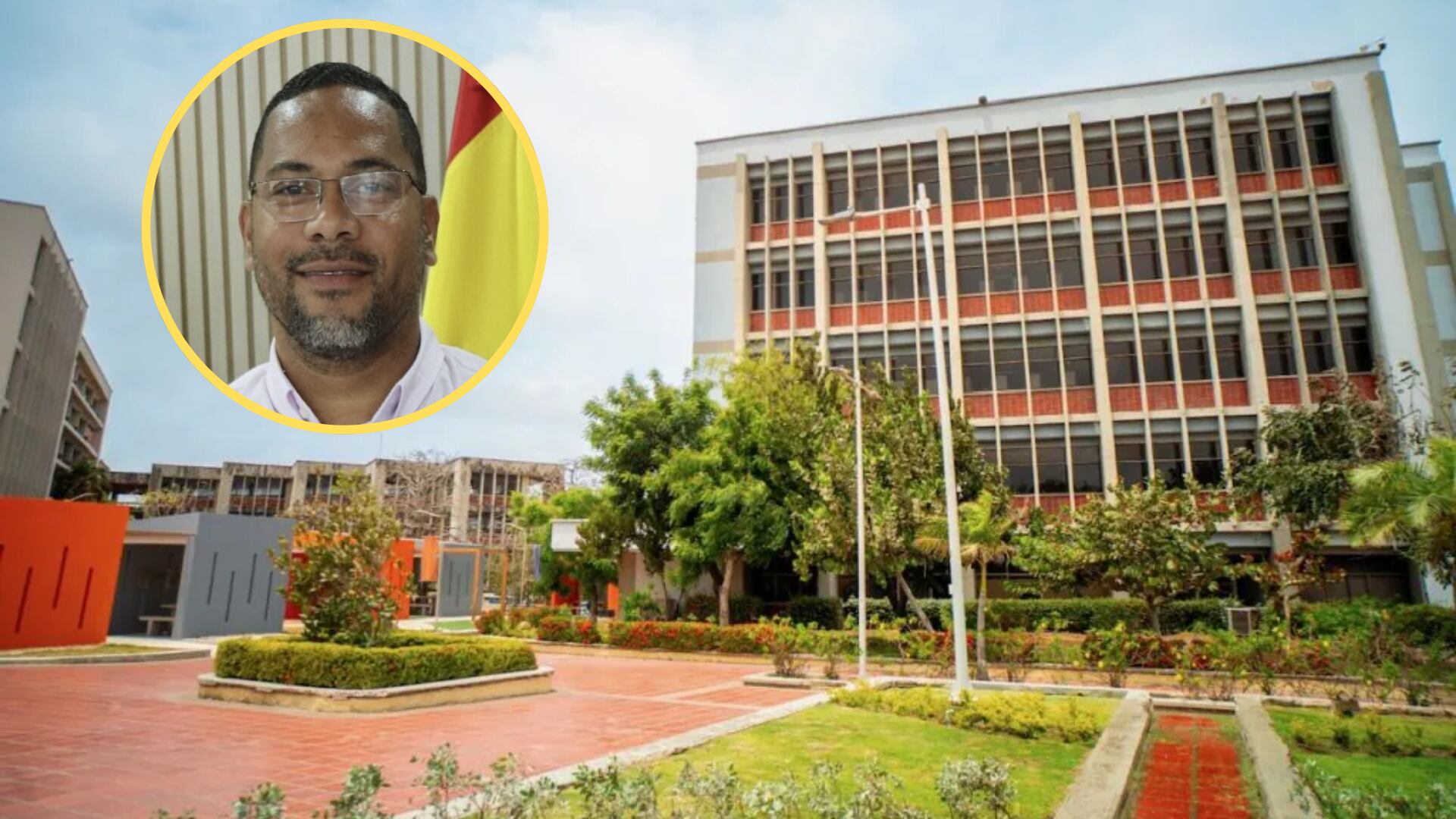 Universidad del Atlántico y el rector Leyton Barrios. FOTOS: Universidad del Atlantico.