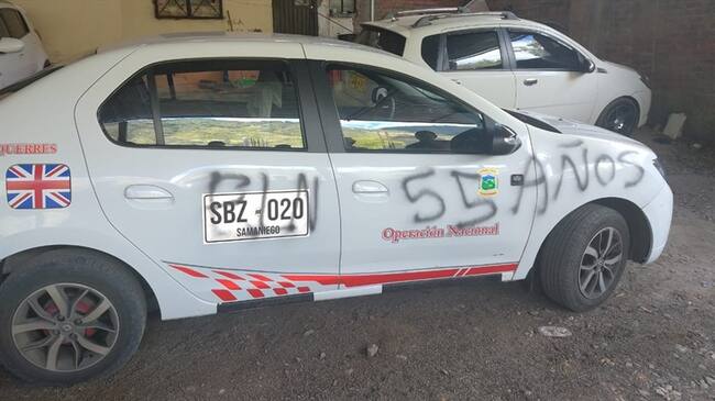 Bloqueo Vía al mar en Nariño. Foto: La Wcon Julio Sánchez Cristo