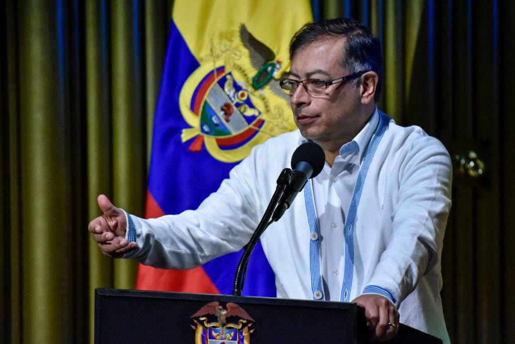 Gustavo Petro, presidente de Colombia. Foto: Guillermo Legaria Schweizer/Getty Images.