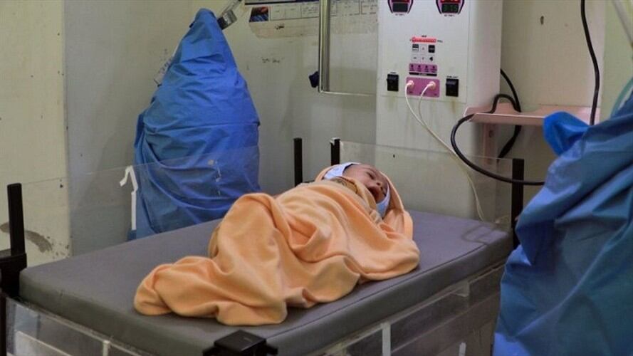 Bebé de ocho meses. Foto:Gretty Images