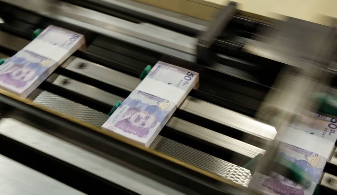 Dinero colombiano. Foto: Colprensa.