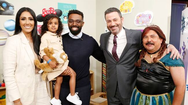 Kashe Quest en el programa de 'Jimmy Kimmel Live' de la cadena ABC. Foto: Getty Images