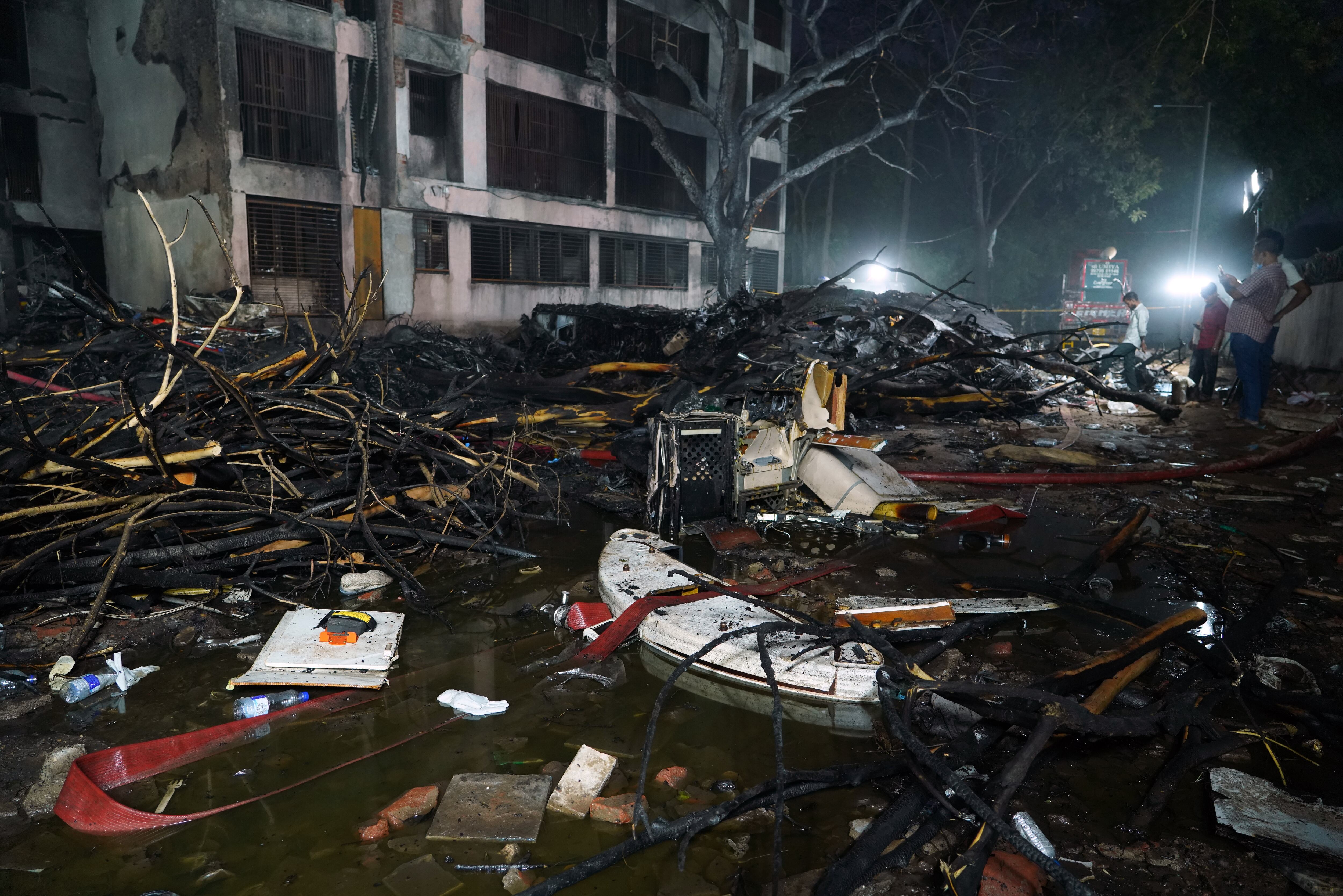 Avión de Air India sufrió un accidente aéreo que dejó 268 personas muertas. EFE/EPA/SIDDHARAJ SOLANKI