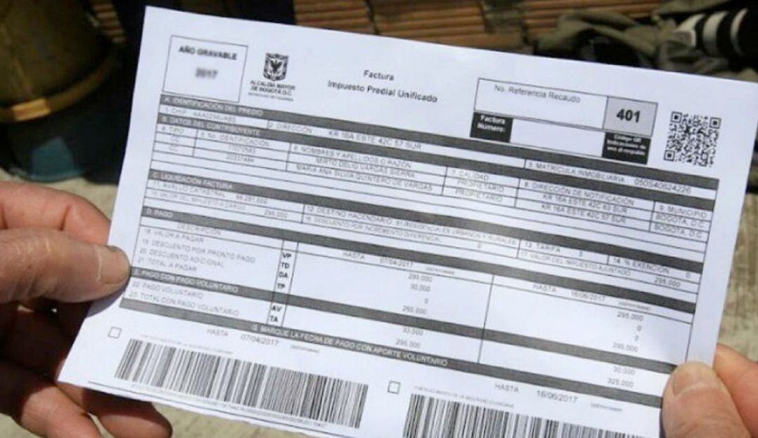 Impuesto predial. Foto: Colprensa