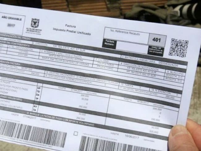 Impuesto predial. Foto: Colprensa