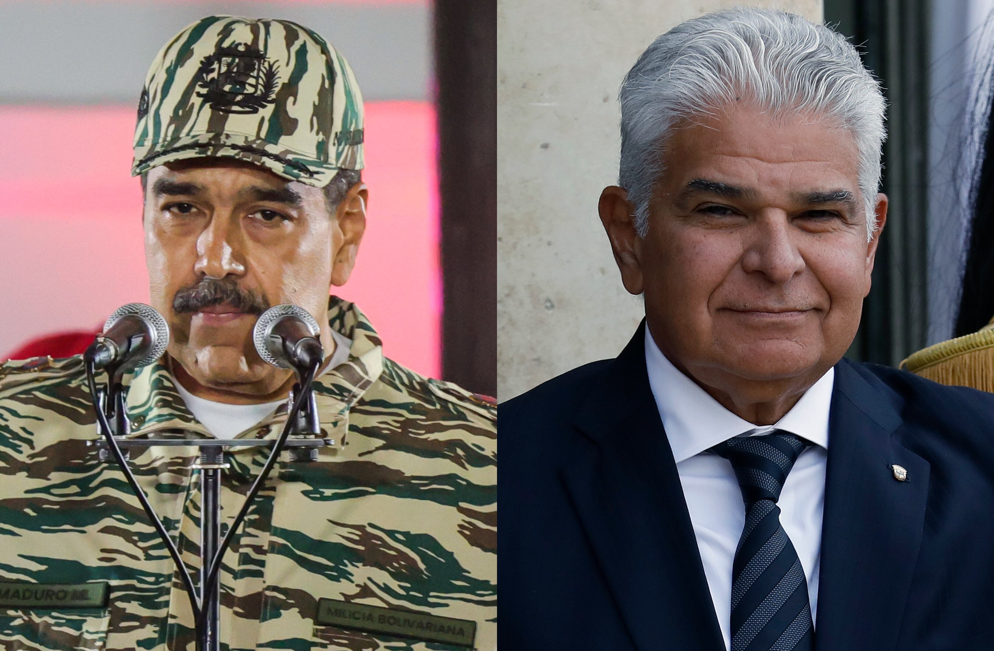 Nicolás Maduro y José Raul Mulino de Getty Images.