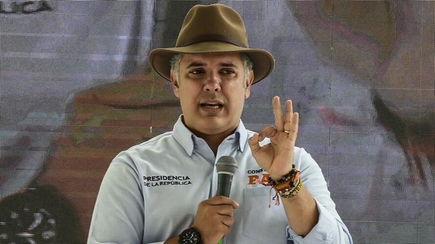El 41% de los colombianos tienen una imagen favorable del presidente de la República, Iván Duque. Foto: Getty Images