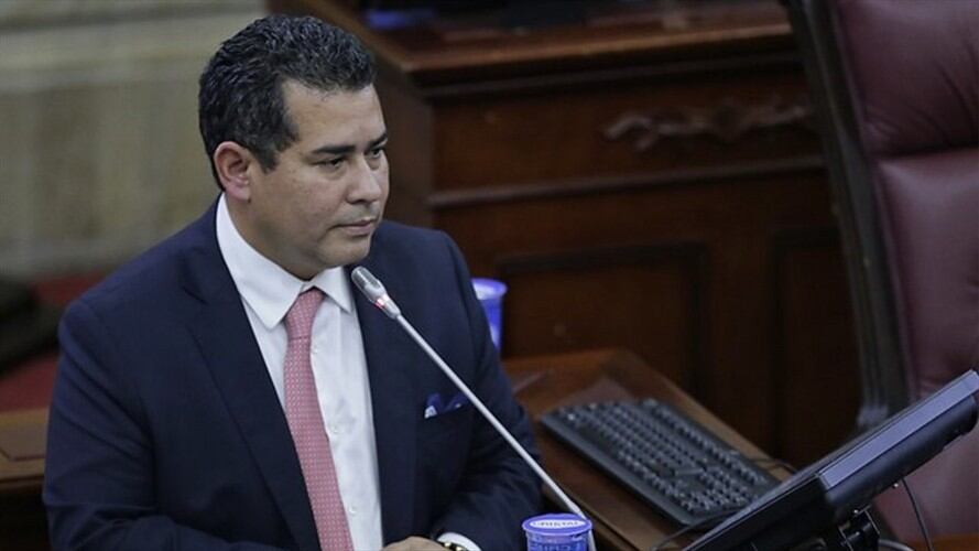 El Presidente de la Cámara de Representantes, Alejandro Carlos Chacón. Foto: Colprensa