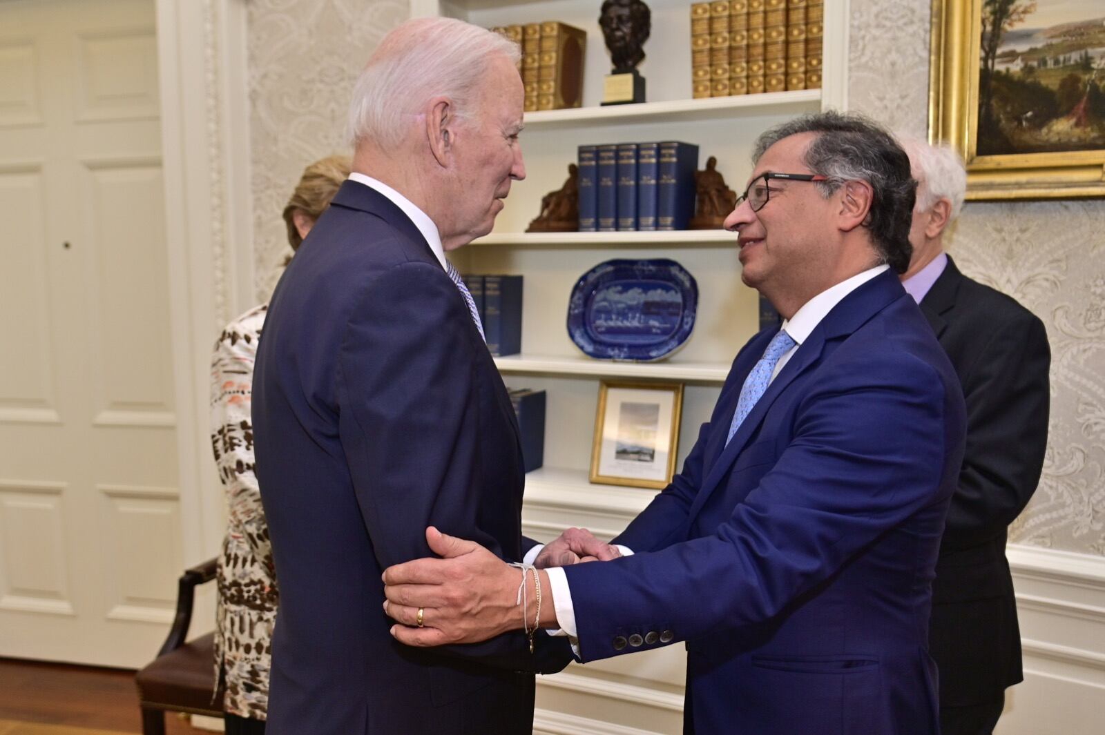Presidente Joe Biden y presidente Gustavo Petro. Foto: Presidencia.