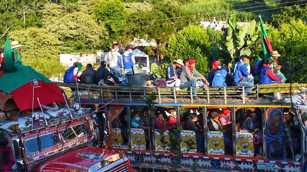 Inicia la Minga Indígena y se traslada del Cauca a Bogotá