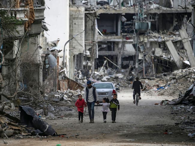 Conflicto Israel y Gaza. Foto: EFE/MOHAMMED SABER