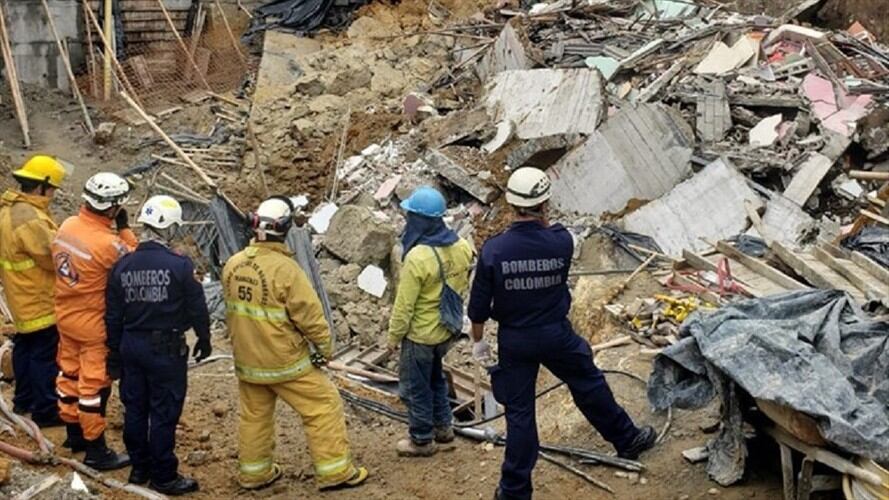 Desplome vivienda. Foto: UGR Manizales