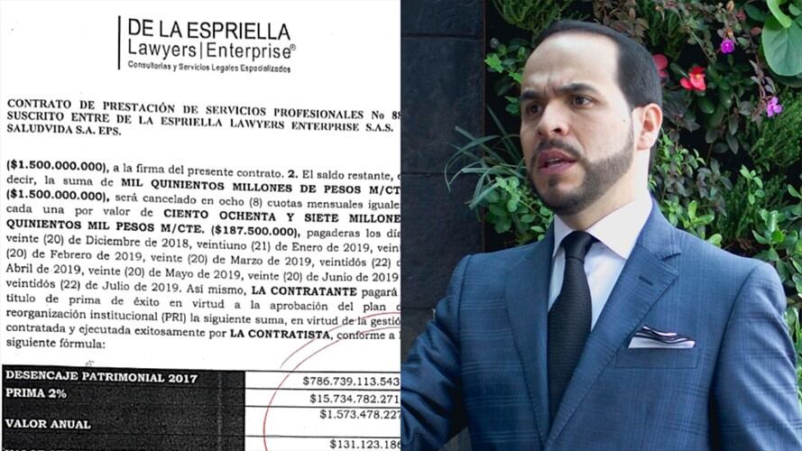 ¿Saludvida pagó $3.000 millones a De La Espriella con dineros del sistema de salud?. Foto: