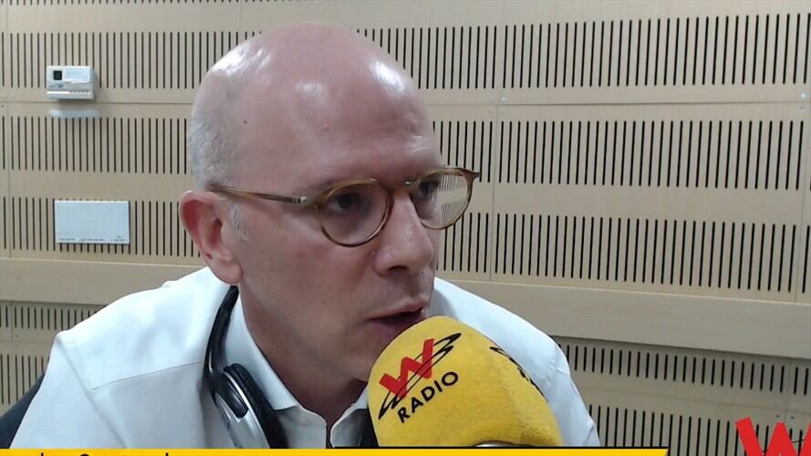 Alejandro Santos en La W. Foto: La WCon Vicky Dávila